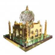 24K Gold Plated Crystal Taj Mahal Big